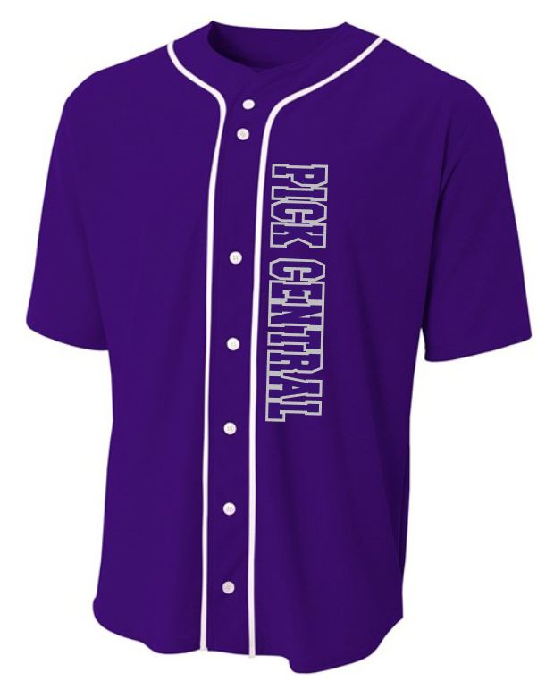 Pick Central Baseball Jersey