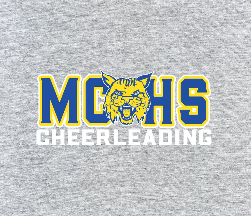 MCHS Cheerleading - Athletic Grey