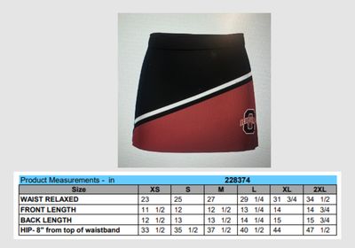 Orrville High School Cheer Gear Set