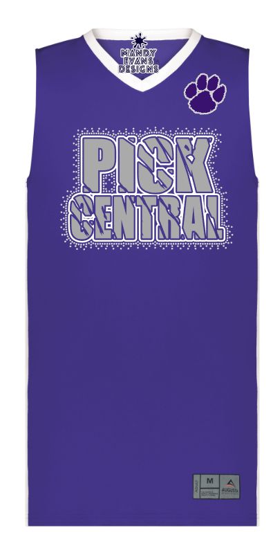 Pick Central Basketball Competition Jersey - ATHLETE ONLY
