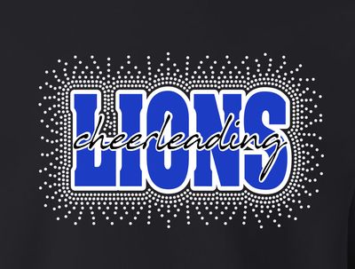 Bexley LIONS Cheerleading BLING - Black