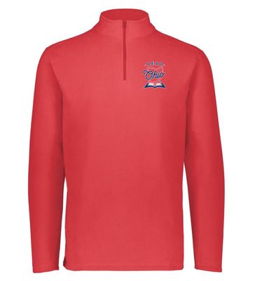 Read Ohio - Ladies Embroidered Micro-Lite Fleece 1/4 Zip