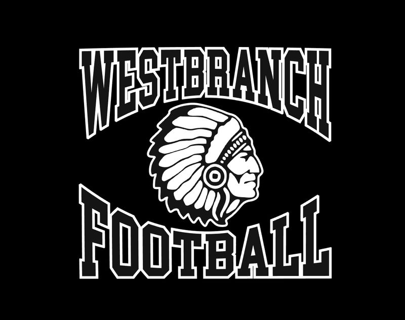 West Branch Football Blk Black
