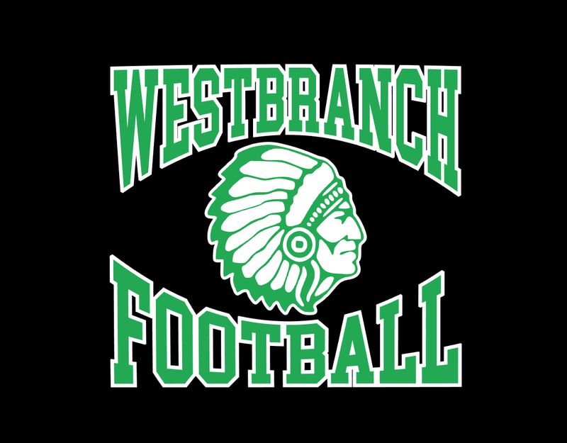 West Branch Football Grn Black
