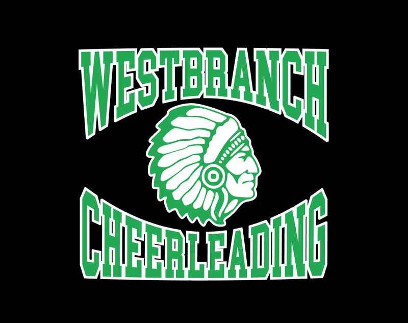 West Branch Cheerleading Grn Black