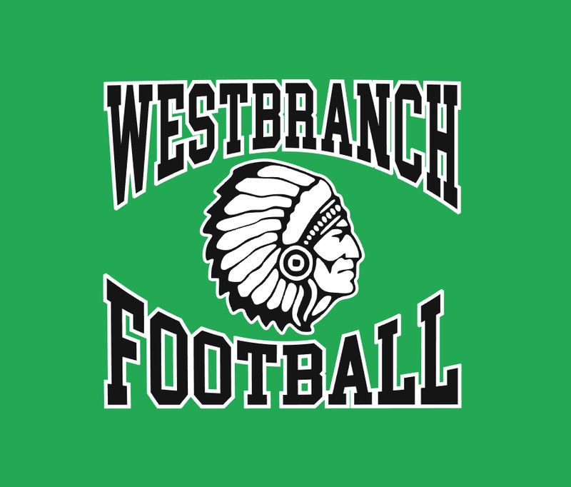 West Branch Football Blk Green