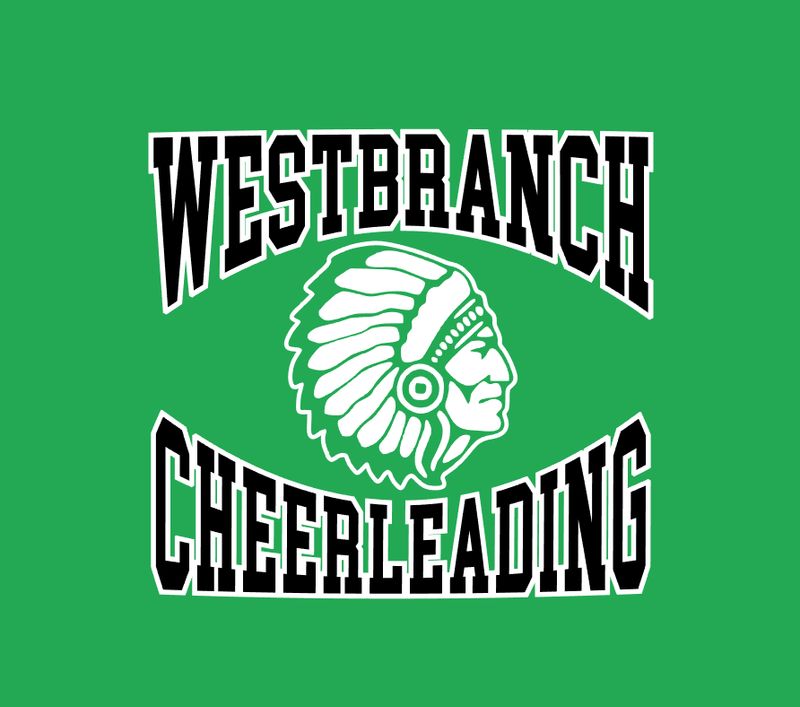 West Branch Cheerleading Blk/Grn Green