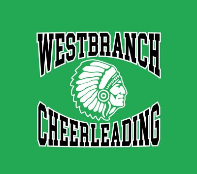 West Branch Cheerleading Blk/Grn Green