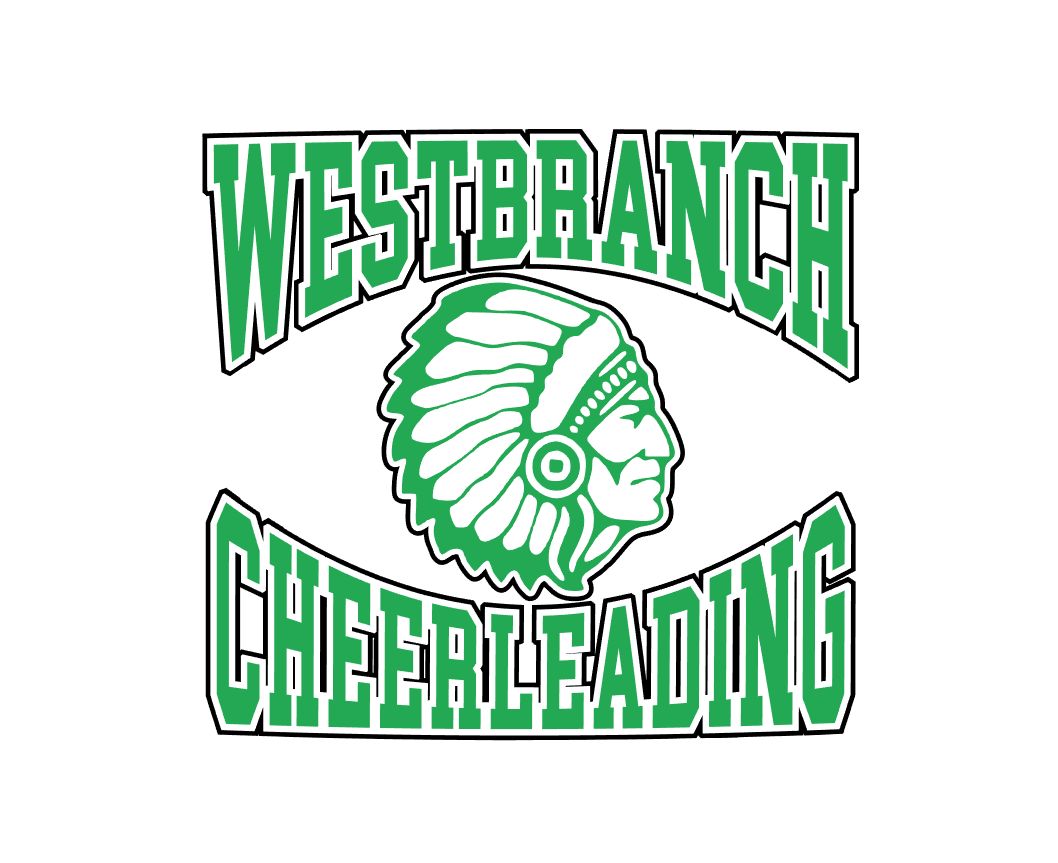 West Branch Cheerleading Grn White