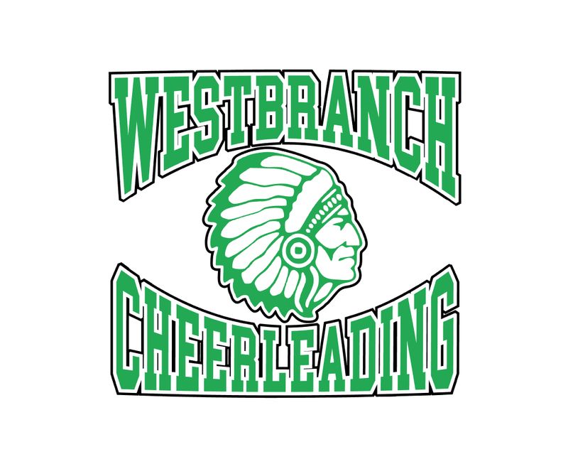West Branch Cheerleading Grn White