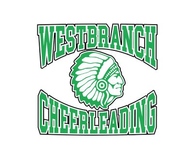 West Branch Cheerleading Grn White
