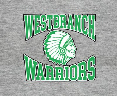 West Branch Warriors Grn Sport Grey