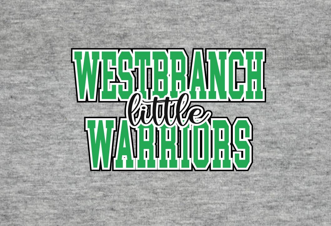 West Branch Little Warriors Sport Grey