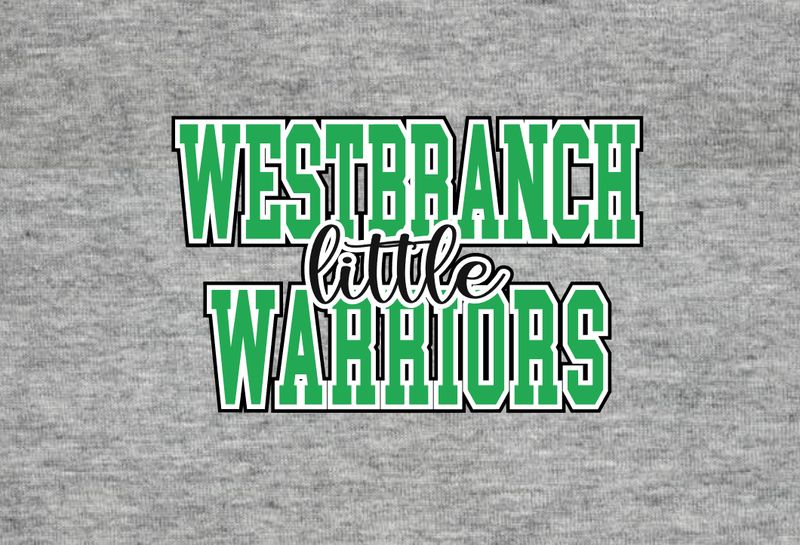 West Branch Little Warriors Sport Grey