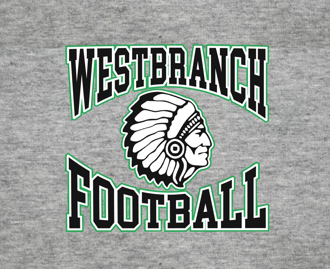 West Branch Cheerleading Blk/Grn Sport Grey