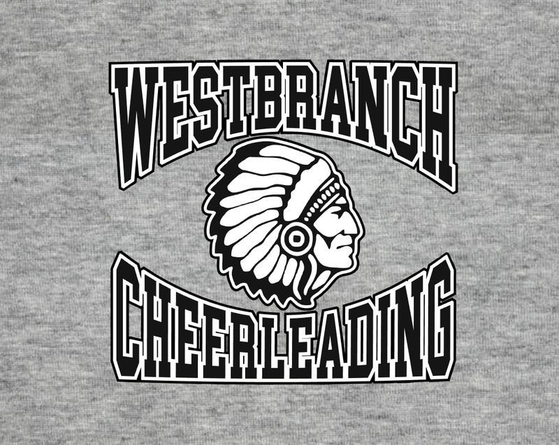 West Branch Cheerleading Blk Sport Grey