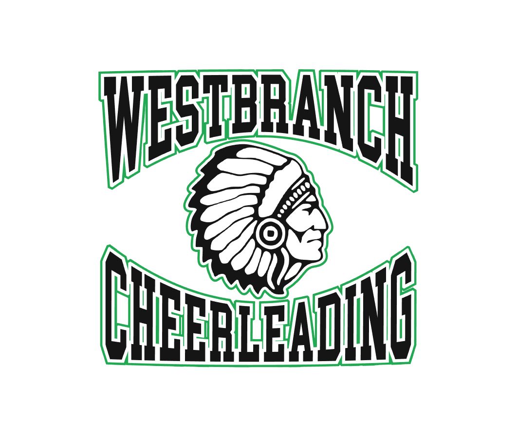 West Branch Cheerleading Blk/Grn White