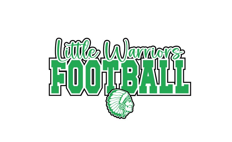 West Branch Little Warriors Football Grn White
