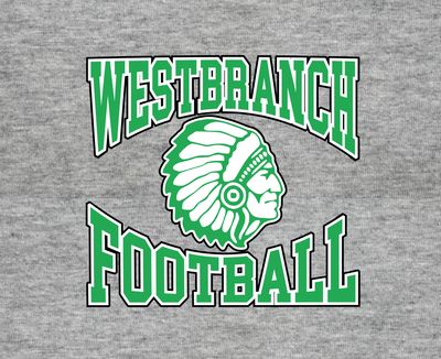 West Branch Football Grn Sport Grey