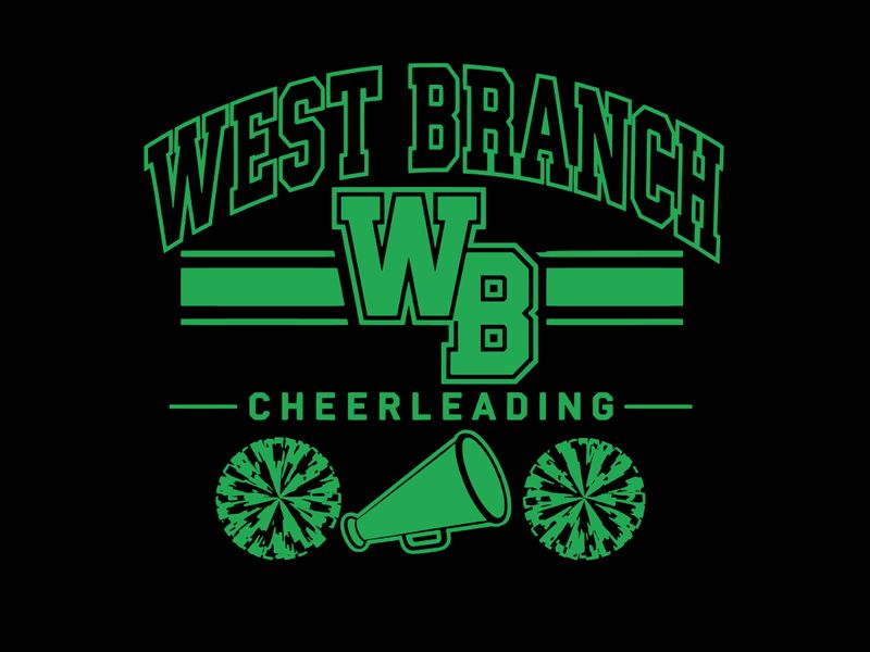 West Branch Megaphone Logo Grn Black