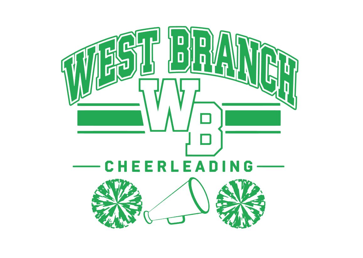 West Branch Megaphone Logo Grn White