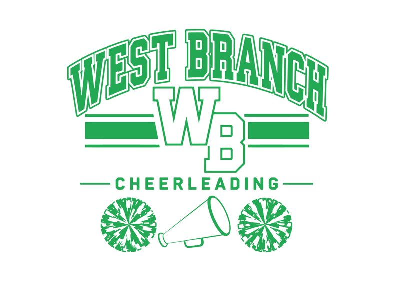 West Branch Megaphone Logo Grn White