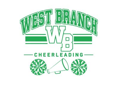 West Branch Megaphone Logo Grn White
