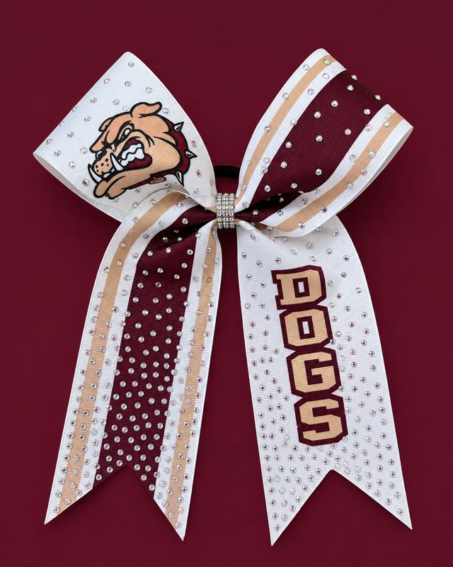 SMFHS GAMEDAY Comp Bow - Collegiate Dogs &amp; Stones