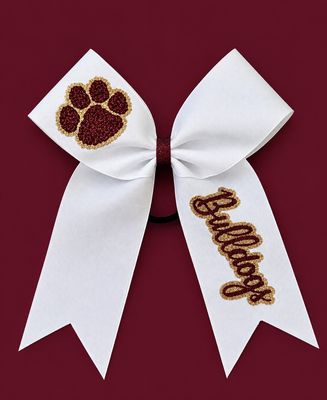 KMS Sideline Bow - Bulldogs Paw