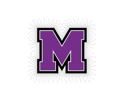 Mount Union - M Logo - Glitter &amp; Rhinestones