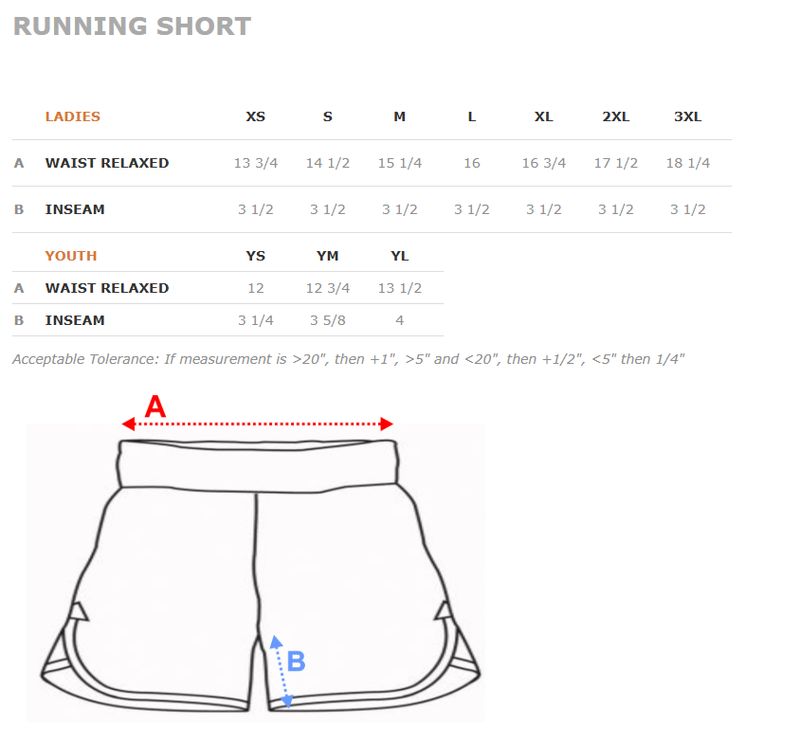 Mount Union - Running Shorts