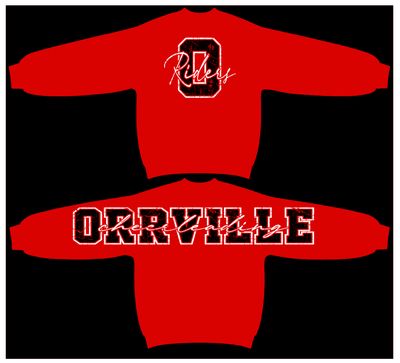 Orrville Cheerleading Big Back  - Large Chest Logo
