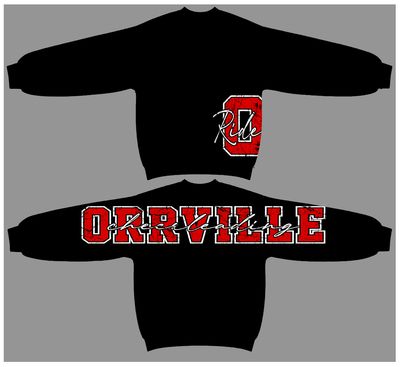 Orrville Cheerleading Big Back  - Large Waist Logo