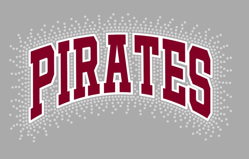 Rocky River PIRATES - Rhinestones &amp; Glitter
