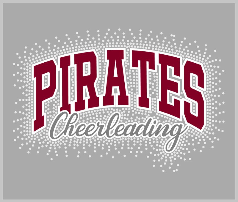 Rocky River PIRATES Cheerleading -Rhinestones &amp; Glitter