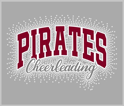 Rocky River PIRATES Cheerleading -Rhinestones &amp; Glitter