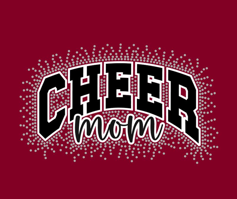 Rocky River Cheer Mom - Rhinestones &amp; Glitter