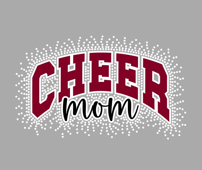 Rocky River Cheer Mom - Rhinestones &amp; Glitter