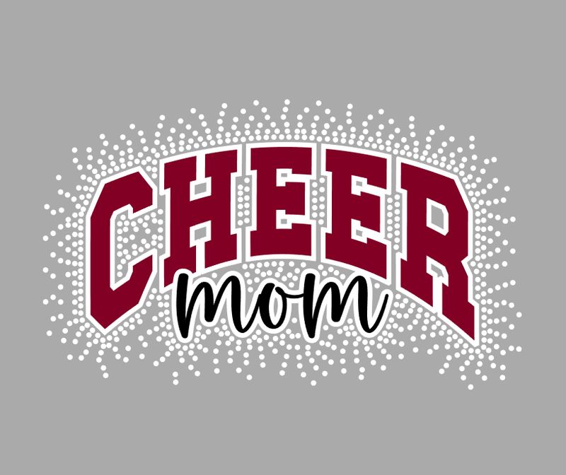 Rocky River Cheer Mom - Rhinestones &amp; Glitter
