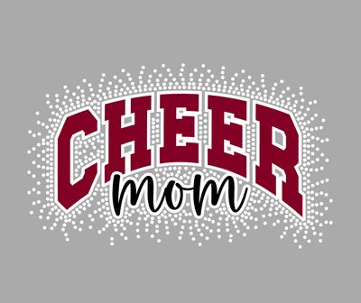 Rocky River Cheer Mom - Rhinestones &amp; Glitter