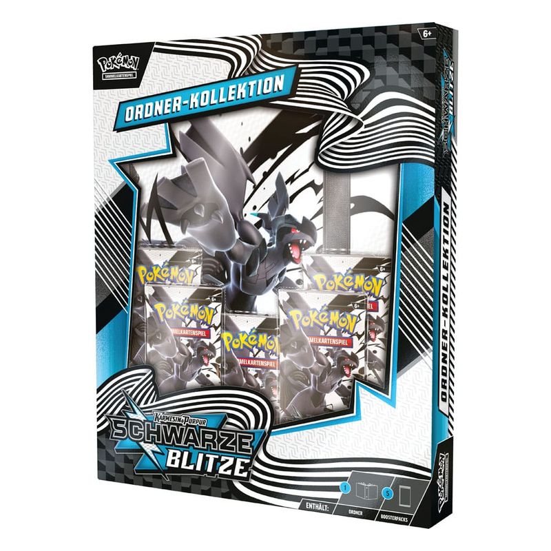 Pokémon Karmesin & Purpur 10.5 Schwarze Blitze Ordner-Kollektion Zekrom DE