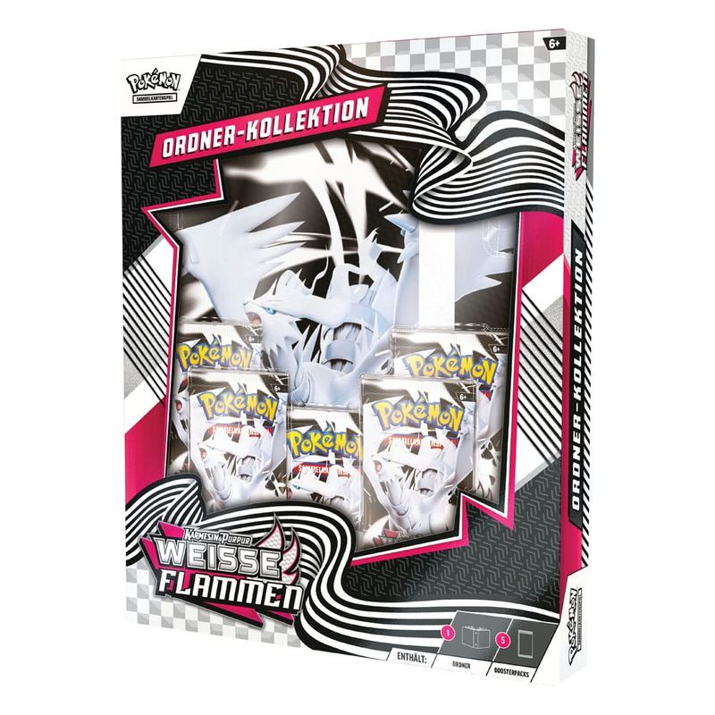 Pokémon Karmesin & Purpur 10.5 Weisse Flammen Ordner-Kollektion Reshiram DE