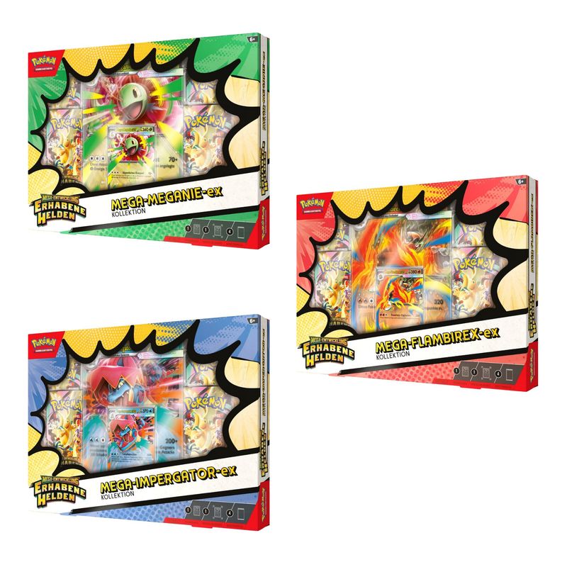 Pokémon Mega-Entwicklung Erhabene Helden ex Kollektion DE