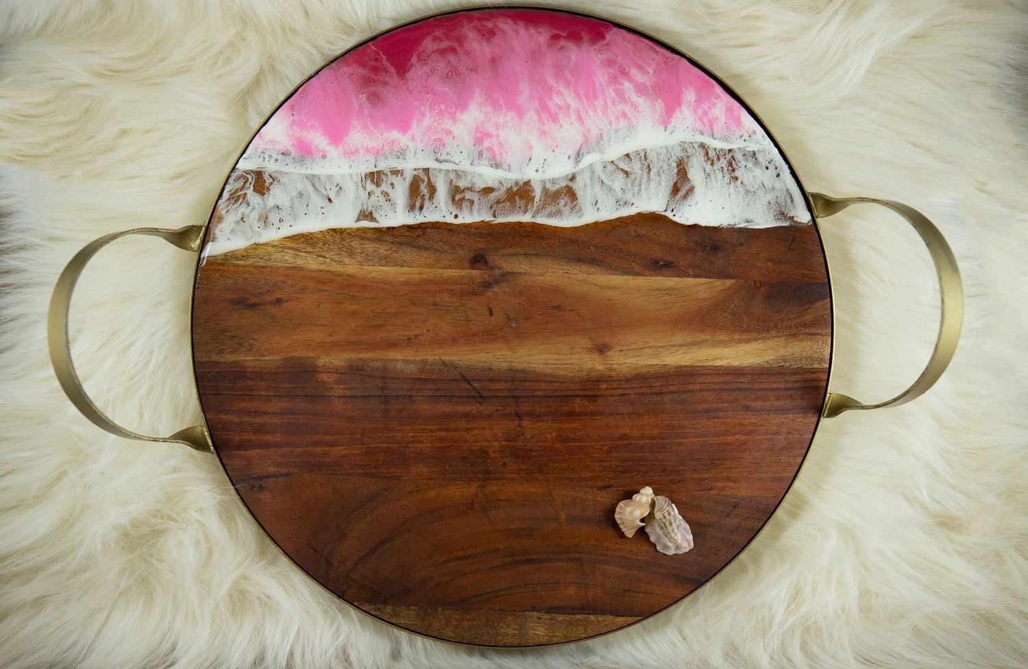 Large Circular Cheese Board