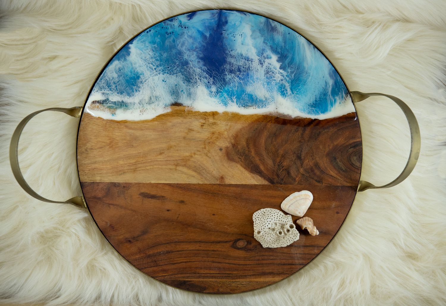 Large Circular Cheese Board
