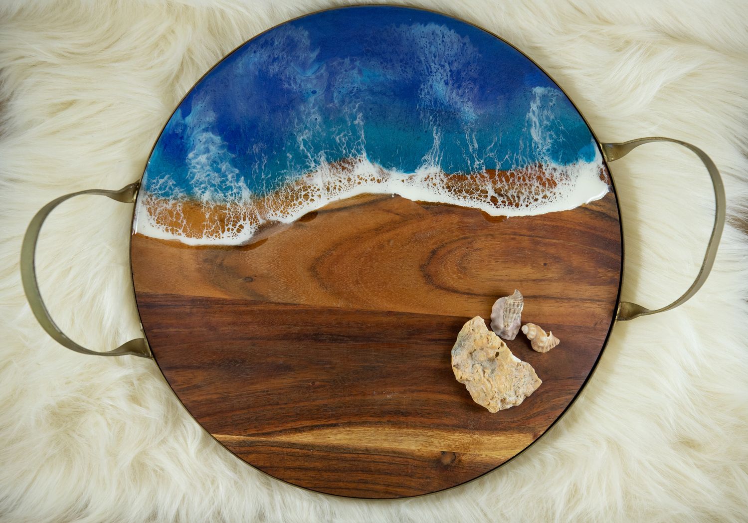 Large Circular Cheese Board