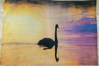 Placemats - Swan at Sunset