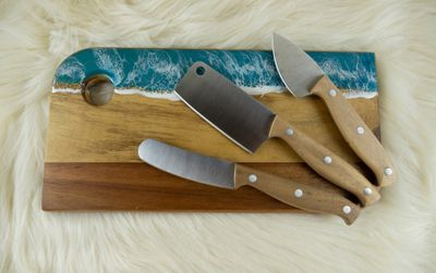 Small Cheese Board with Knife Set