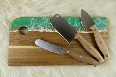 Small Cheese Board with Knife Set