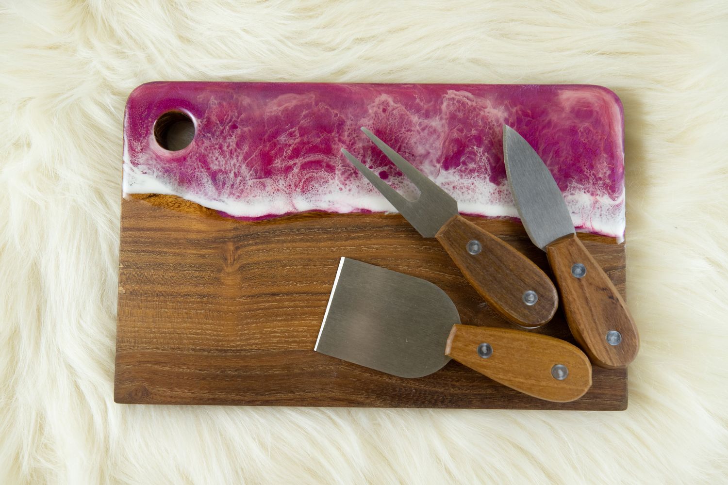 Small Cheese Board with Knife Set